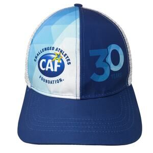 Challenged Athletes Foundation 30 Years Snapback Trucker Hat Blue OS Boco Gear